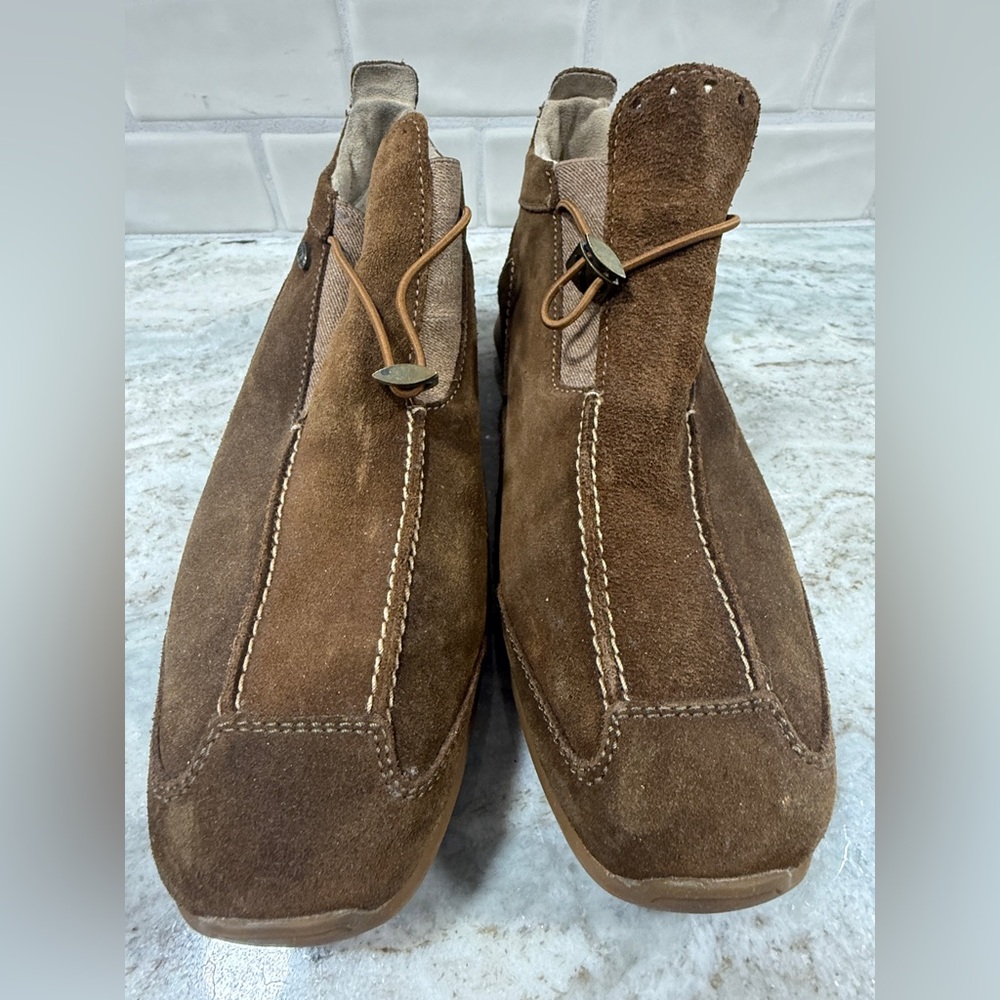 Tecnica Suede Slip-On Shoes Brown Women’s Size 10